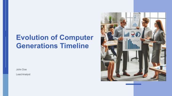 Evolution Of Computer Generations Timeline PPT Summary AT
