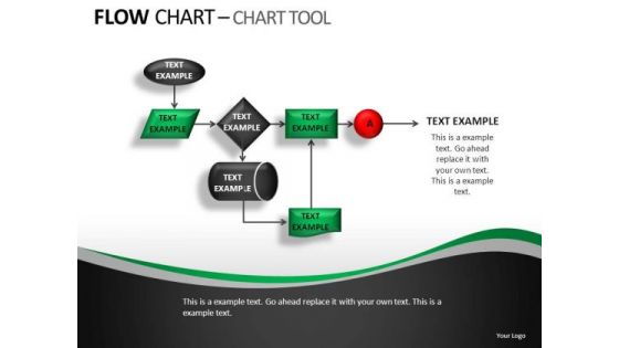 Example Of Editable Flowchart Process Slide In PowerPoint