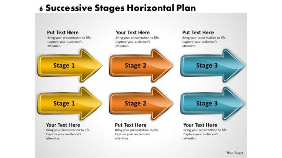 Example Of Parallel Processing Horizontal Plan PowerPoint Templates Ppt Backgrounds For Slides