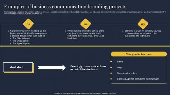 Examples Of Business Communication Branding Critical Incident Communication Rules Pdf