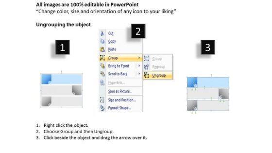Examples Of Business Processes Linear Flow 3 Stages Post It Notes Ppt PowerPoint Template Slide02
