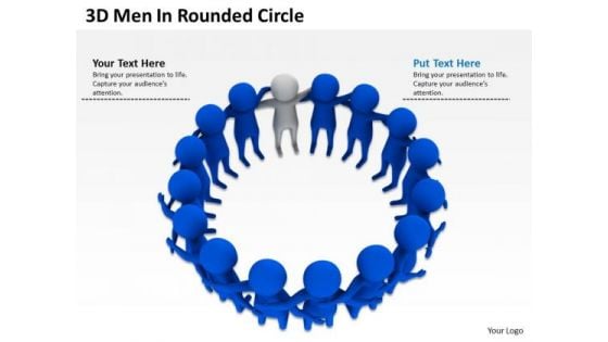 Examples Of Business Processes Rounded Circle PowerPoint Templates Backgrounds For Slides