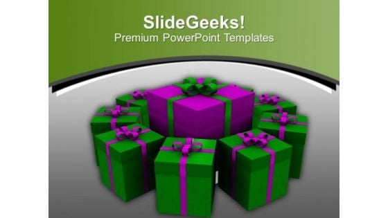 Exchange Gifts On The Special Occasions PowerPoint Templates Ppt Backgrounds For Slides 0413