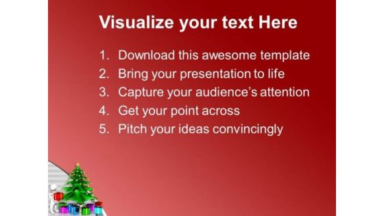 Exchange Gifts This Christmas PowerPoint Templates Ppt Backgrounds For Slides 0513