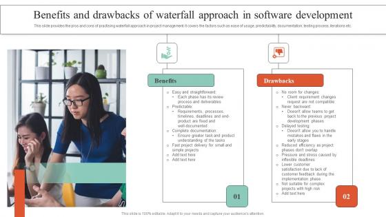 Executing Guide For Waterfall Benefits And Drawbacks Of Waterfall Approach Download Pdf