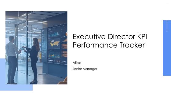 Executive Director Kpi Performance Tracker PPT Designs AT