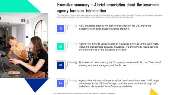 Executive Summary A Brief Description About The Insurance Automobile Insurance Agency Portrait Pdf Executive Summary A Brief Description About The Insurance Automobile Insurance Agency Portrait Pdf