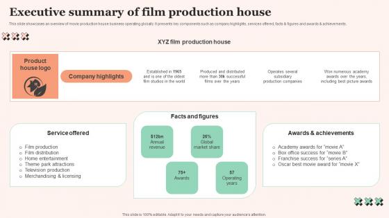 Executive Summary Film Promotional Techniques To Increase Box Office Collection Microsoft Pdf