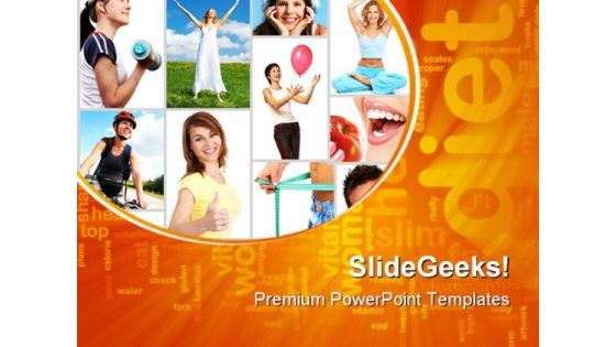 Exercise Health PowerPoint Templates And PowerPoint Backgrounds 0811