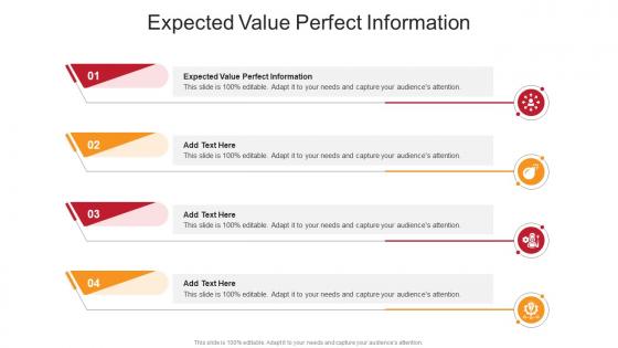 Expected Value Perfect Information In Powerpoint And Google Slides Cpb