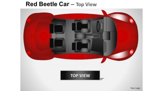 Expensive Red Beetle Car PowerPoint Slides And Ppt Diagram Templates