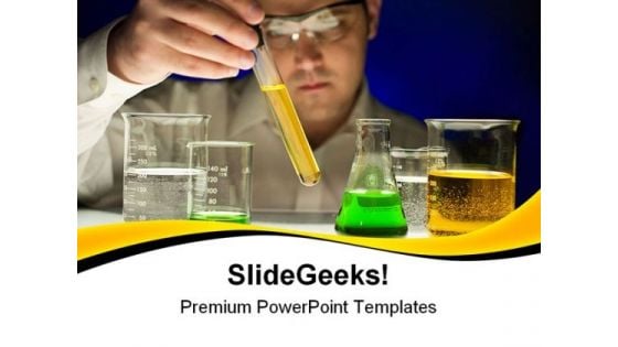 Experiment Science PowerPoint Backgrounds And Templates 1210