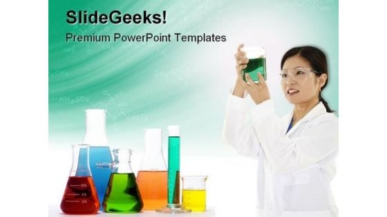 Experiment Science PowerPoint Themes And PowerPoint Slides 0711