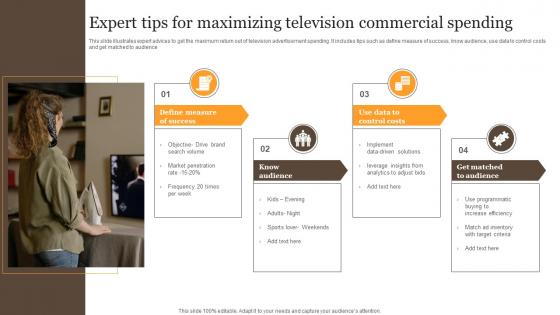 Expert Tips For Maximizing Television Commercial Spending Infographics Pdf Expert Tips For Maximizing Television Commercial Spending Infographics Pdf