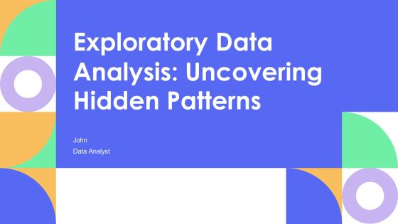 Exploratory Data Analysis Uncovering Hidden Patterns PPT Graphics AT