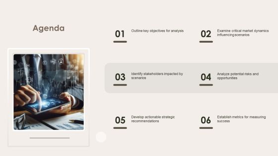 Exploring Future Outcomes Through Scenario Analysis PPT Example AT Slide02