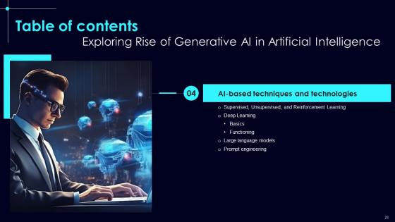 Exploring Rise Of Generative AI In Artificial Intelligence Ppt Powerpoint Presentation Complete Deck