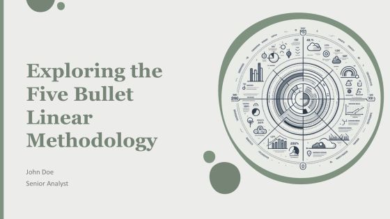 Exploring The Five Bullet Linear Methodology PPT Template AT