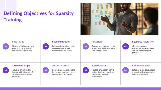 Exploring The Future Of Sparsity Training Techniques PPT Guidelines AT Slide06
