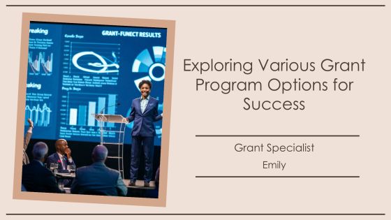 Exploring Various Grant Program Options For Success PPT Graphics AT