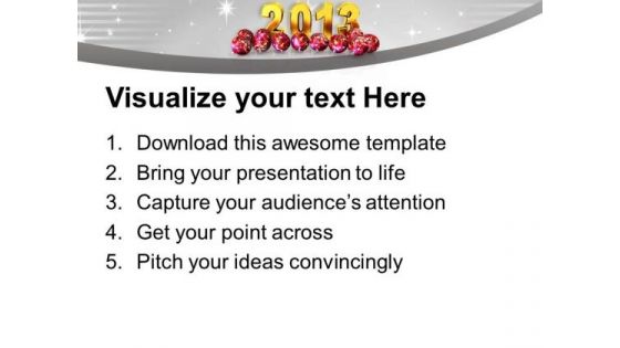 Express The Happiness Of New Year PowerPoint Templates Ppt Backgrounds For Slides 0513