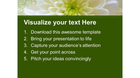 Express Your Feelings With Flower Theme PowerPoint Templates Ppt Backgrounds For Slides 0613