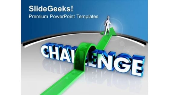Face The Challenges In Life PowerPoint Templates Ppt Backgrounds For Slides 0513