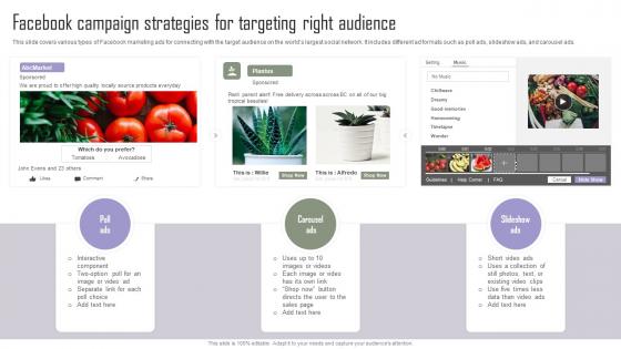 Facebook Campaign Strategies Implementing Marketing Tactics To Drive Pictures Pdf