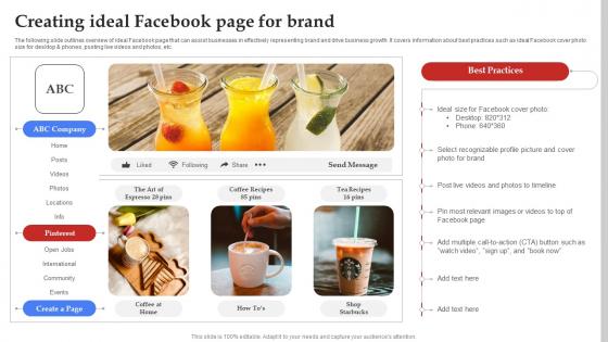 Facebook Marketing Plan Creating Ideal Facebook Page For Brand Strategy SS V Facebook Marketing Plan Creating Ideal Facebook Page For Brand Strategy SS V