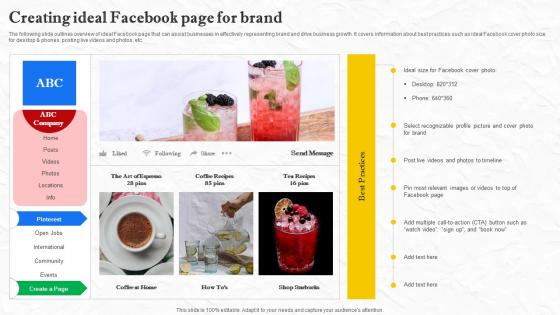 Facebook Marketing Techniques Creating Ideal Facebook Page For Brand Strategy SS V Facebook Marketing Techniques Creating Ideal Facebook Page For Brand Strategy SS V