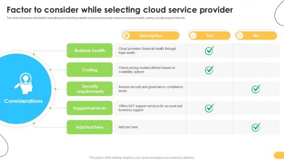 Factor To Consider While Selecting Cloud Data Migration From On Premises Factor To Consider While Selecting Cloud Data Migration From On Premises
