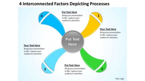 Factors Depicting Processes Ppt Sample Business Plan PowerPoint Slides