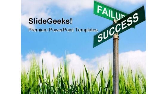 Failure And Success Business PowerPoint Templates And PowerPoint Backgrounds 0811