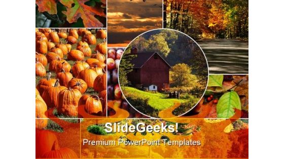 Fall Collage Nature PowerPoint Themes And PowerPoint Slides 0411