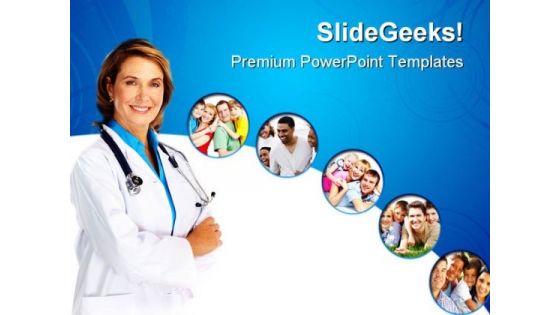 Family Doctor Medical PowerPoint Templates And PowerPoint Backgrounds 0311