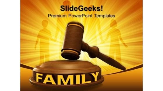 Family Law PowerPoint Templates And PowerPoint Themes 0812