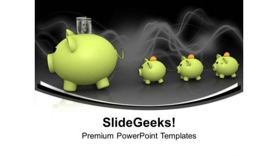 Family Of Piggy Banks Saving PowerPoint Templates Ppt Backgrounds For Slides 0113 Family Of Piggy Banks Saving PowerPoint Templates Ppt Backgrounds For Slides 0113