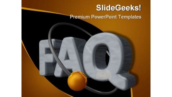 Faq Symbol PowerPoint Templates And PowerPoint Backgrounds 0511