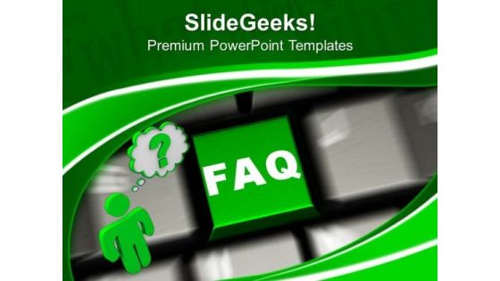 Faq Web Concept Internet PowerPoint Templates And PowerPoint Themes 1112