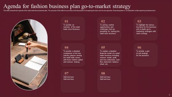 Fashion Business Plan Go To Market Strategy