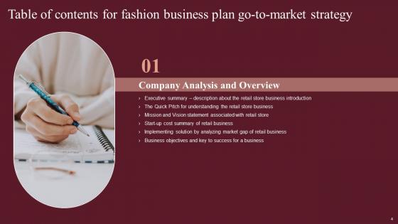 Fashion Business Plan Go To Market Strategy