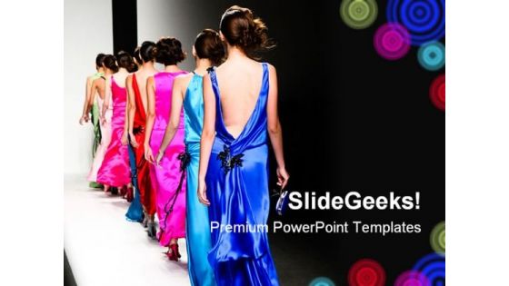 Fashion Show Beauty PowerPoint Template 1110