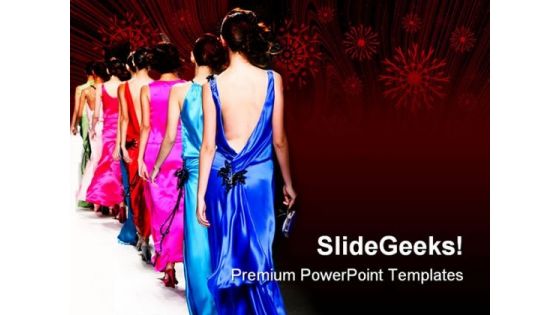 Fashion Show Events PowerPoint Templates And PowerPoint Backgrounds 0311