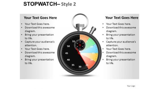 Fashion Stopwatch 2 PowerPoint Slides And Ppt Diagram Templates