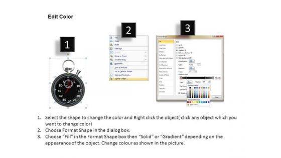 Fashion Stopwatch 2 PowerPoint Slides And Ppt Diagram Templates