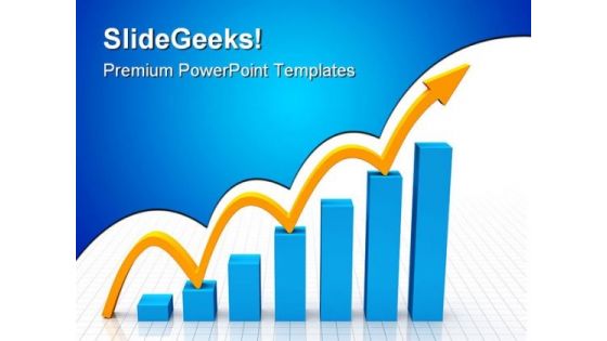 Fast Growth Arrow Success PowerPoint Themes And PowerPoint Slides 0211