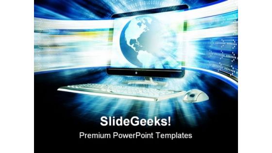 Fast Internet Global PowerPoint Templates And PowerPoint Backgrounds 0611