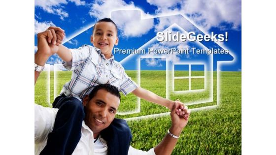 Father And Son Family PowerPoint Templates And PowerPoint Backgrounds 0411