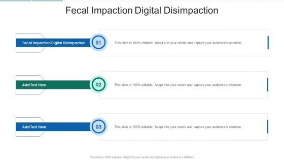 Fecal Impaction Digital Disimpaction In Powerpoint And Google Slides Cpb