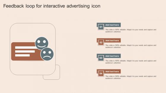 Feedback Loop For Interactive Advertising Icon